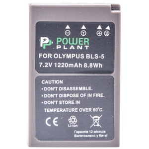 Акумулятор для фотокамери PowerPlant Olympus PS-BLS5 1220mAh (DV00DV1287)