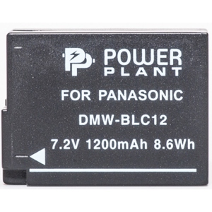 Акумулятор для фотокамери PowerPlant Panasonic DMW-BLC12, DMW-GH2 1200mAh (DV00DV1297)