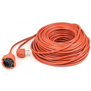 Подовжувач 220В PowerPlant PPCA16M40S1L 1 розетка 40m Orange