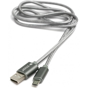 Кабель PowerPlant Quick Charge USB 2.0 AM – Micro 1m (KD00AS1287)