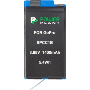 Акумулятор для екшн-камери PowerPlant SPCC1B 1400mAh (CB970346)