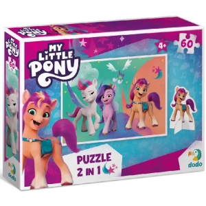Пазли картонні (3-4 роки) Dodo з фігуркою My Little Pony, 60 ел. (200138)