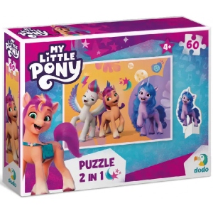Пазли картонні (3-4 роки) Dodo з фігуркою My Little Pony, 60 ел. (200139)