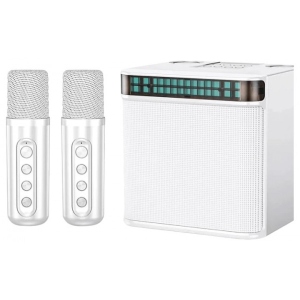 Портативна акустика INSPIRE YS-223 White караоке з 2 мікрофонами