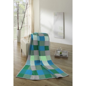 Плед полуторний Biederlack Softflor Patches 150х200 (691576)