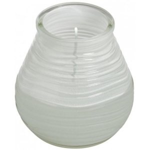 Свічка скло Bolsius Patio light 94/91 Біла