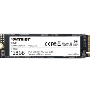 SSD-накопичувач внутрішній Patriot P300 128GB M.2 2280 PCIe NVMe 3.0 x4 TLC (P300P128GM28)