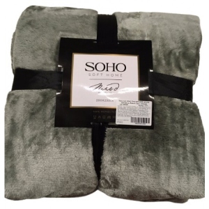 Плед двоспальний SOHO 200x230 см Pattern Gray/Green (1017К)