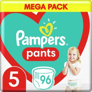 Одноразові підгузки-трусики Pampers Pants Junior Размер 5 (12-17кг), 96 шт. (737938)