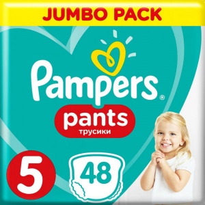 Одноразові підгузки-трусики Pampers Pants Размер 5 Junior (12-17 кг), 48 шт. (81668995)