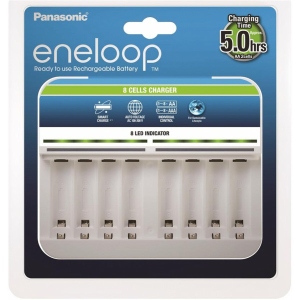 З/пристрій для акумуляторів AA/AAA Panasonic Advanced Charger 8 осередків (BQ-CC63E)