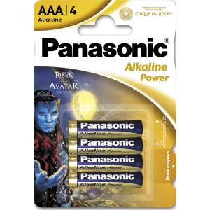 Батарейка тип AAA Panasonic ALKALINE POWER AAA BLI 4 Power Rangers (LR03REB/4BPRPR)