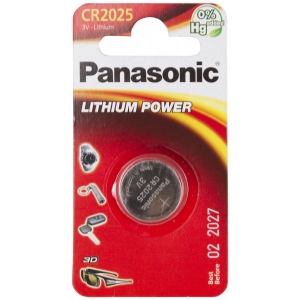 Батарейка тип CR2025 Panasonic CR 2025 BLI 1 LITHIUM