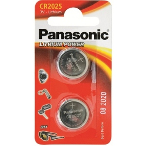 Батарейка тип CR2025 Panasonic CR 2025 BLI 2 LITHIUM