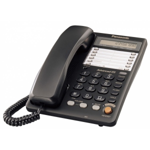 Телефон шнуровий Panasonic KX-TS2365UAB Black