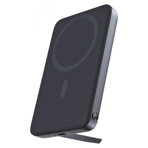 Батарея мобільна Aukey 6700mAh 15W Magnetic Wireless Charging (PB-MS01) Gray офіційний сайт