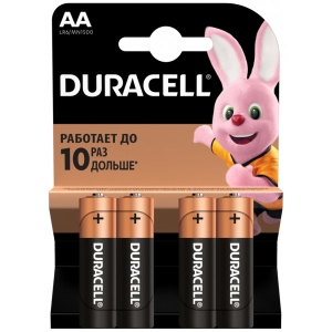 Батарейка тип AA Duracell MN-1500  (LR-06) 4шт.