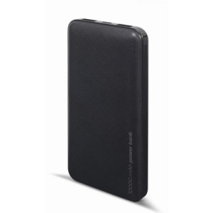 Батарея мобільна Gembird PB10-02 10000 mAh Black