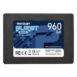 SSD-накопичувач внутрішній Patriot 960GB Burst Elite 2.5" SATAIII TLC (PBE960GS25SSDR)