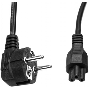 Кабель живлення 1stCharger CEE 7/7 - IEC C5 real 3х0.75 mm 3 CU 1,5 m (PC-186-5075CU)