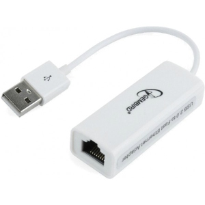 Перехідник USB- RJ-45 Gembird USB - Fast Ethernet White (NIC-U2-02) Київ