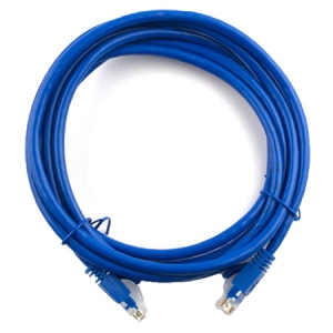 Кабель патч-корд Ritar RJ-45 Cat.5e 10m Blue (PCR-CU/10Be / 09800)