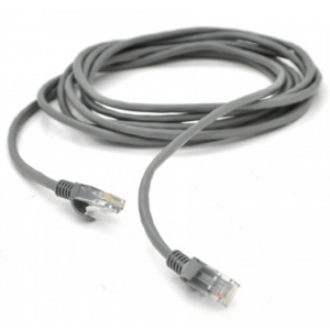 Кабель патч-корд Ritar RJ45 Cat.5e 1.5 m Grey (PCR-CU/1.5G/09100)