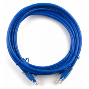 Кабель патч-корд Ritar RJ45 Cat.5e 1 m Blue (PCR-CCA/1Be/00212) в Києві