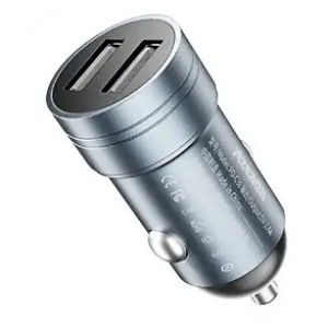 Автомобільний зарядний пристрій Proda Azeada Mintone PD-C38 2 USB, 2.4A 
Black ( PD-C38-BK) Київ