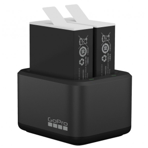 Зарядний пристрій для екшн-камери GoPro Dual Battery Charger + Акумулятор Enduro 2 шт HERO11/10/9 (ADDBD-211-EU)