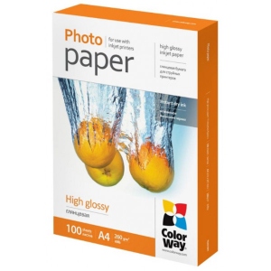 Фотопапір А4 Colorway A4 260г glossy 100л. (PG260100A4)