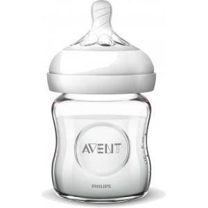 Пляшка для годування Philips Avent NATURAL 2.0 скляна, 120 мл., 1 шт. (SCF051/17)