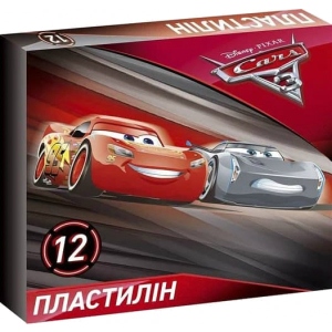 Пластилін класичний Мицар Серия Cars 3 12 цветов укр. (267099)