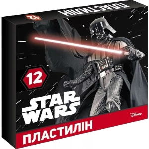 Пластилін класичний Мицар STAR WARS 12 цветов 210 г укр. (237495)