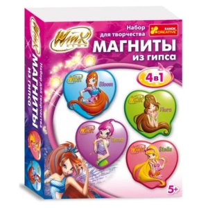 Ліплення з гіпсу Ranok-Creative Вінкс Блум, Флора, Техна (серце), рус. 233192
