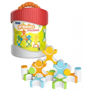 Магнітний конструктор Guidecraft Grippies Stackers, 16 деталей (G8313)