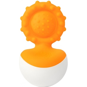 Прорізувач Fat Brain Toys dimpl wobl помаранчевий (F2172ML) Київ