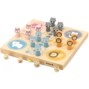 Настільна гра розвиваюча (3-4 роки) Viga Toys PolarB Лудо (44092)