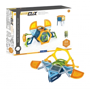 Магнітний конструктор Guidecraft PowerClix Explorer Series Космос, 54 деталі (G9470)