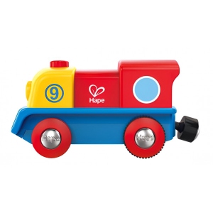Доповнення до ігрових наборів Hape Паровозик для залізниці (E3820)