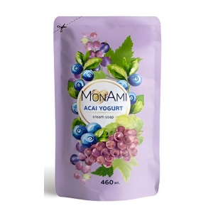 Рідке мило для рук MonAmi Acai yogurt, дой-пак 460 мл (4820263230466)
