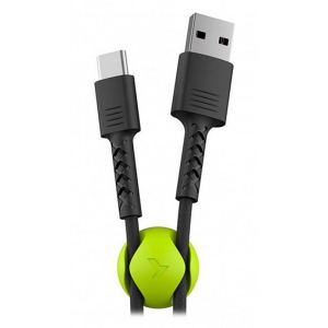 Кабель синхронізації даних Pixus Soft Type-C Black (PXS StB)