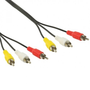 Кабель 3.5 мм - RCA Piko 3xRCA M - 3xRCA M 1.5m (1283126473951)
