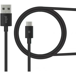 Кабель синхронізації даних Piko CB-UT12 USB-USB Type-C 2m Black (1283126493850)