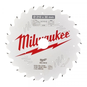 Диск шлифовальный по дереву Milwaukee 210х30х1,9 мм (4932478095)