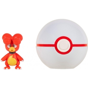 Набір ігрових фігурок Pokemon W15 - МАГБІ В ПОКЕБОЛІ (ігрова фігурка, покебол) (PKW3139) офіційний магазин