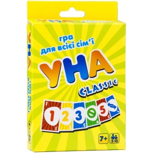 Настільна гра розважальна (5-7 років) Strateg УНА classic карткова укр.м. (7015)