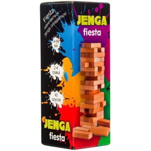 Настільна гра розвиваюча (5-7 років) Strateg Jenga Fiesta (укр) (30964)