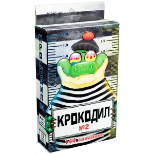 Уцінка - Настільна гра спілкування (12+) Strateg "Крокодил №2", укр (30725) #