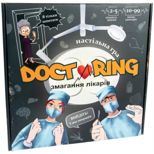 Настільна гра розвиваюча (12+) Strateg Doctoring – змагання лікарів (укр) (30916)